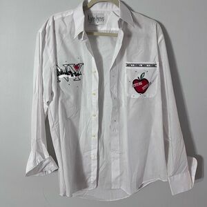 Lysa Jayne Collection Medium Women's White Long Sleeve New York